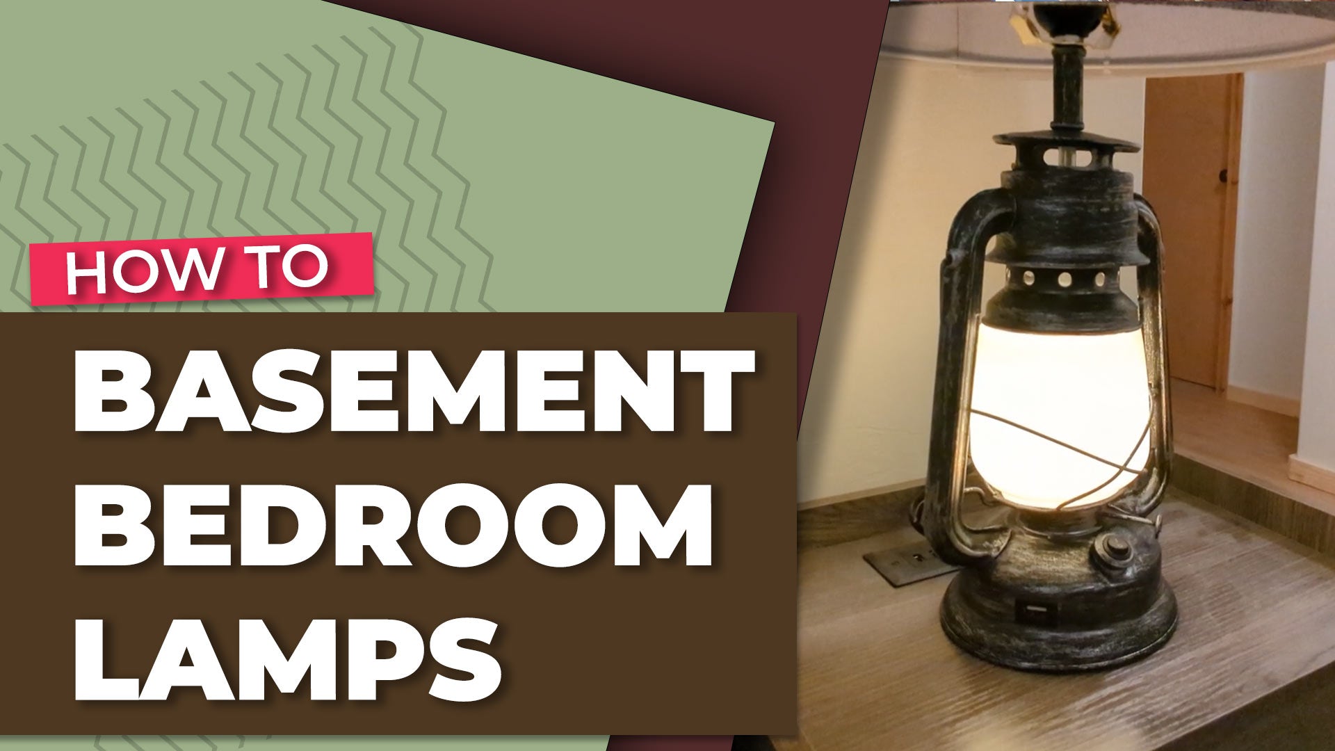 How to Use the Lamps in the Basement Bedroom